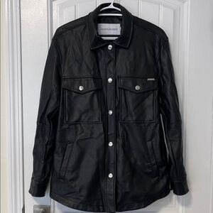 Calvin Klein Women’s Black Shirt Jacket
